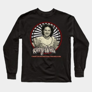 Kitty Wells, Long Sleeve T-Shirt